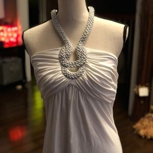 WHBM White Halter Style Tank